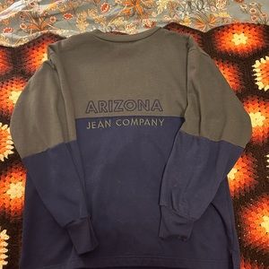 Arizona Size L Blue and Green Sweater